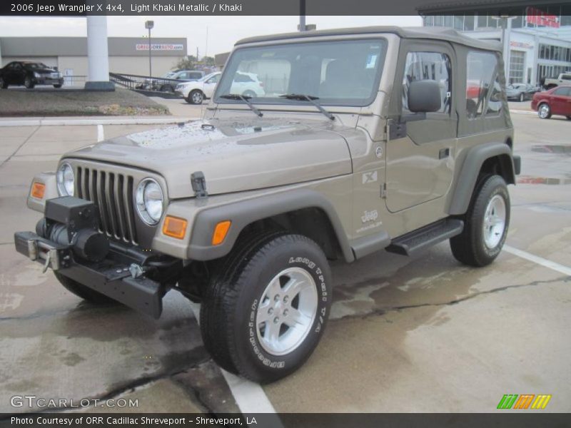 Light Khaki Metallic / Khaki 2006 Jeep Wrangler X 4x4