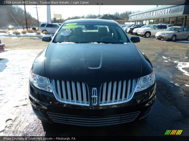 Tuxedo Black Metallic / Light Camel 2009 Lincoln MKS Sedan