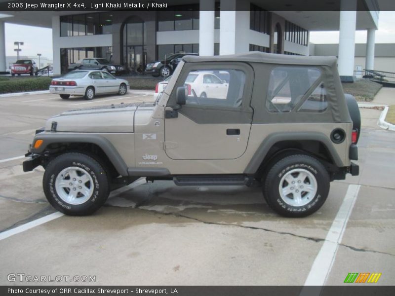 Light Khaki Metallic / Khaki 2006 Jeep Wrangler X 4x4