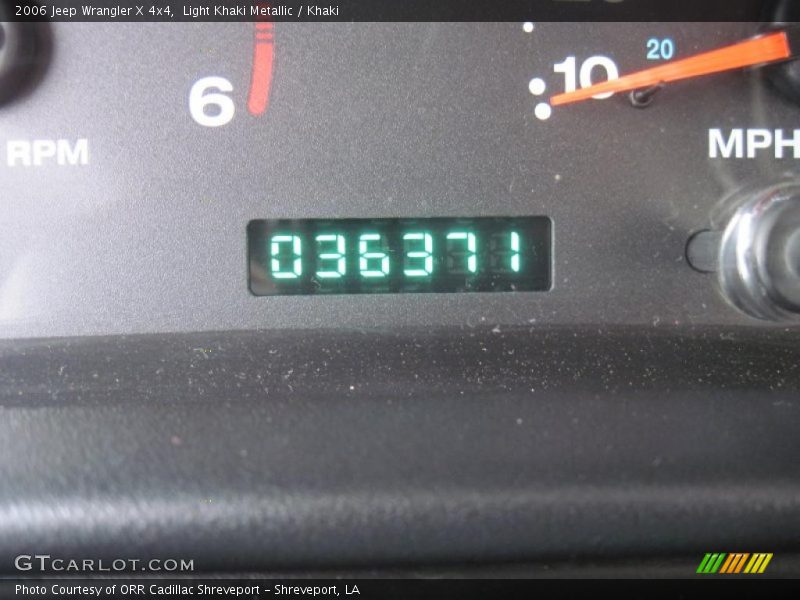 Light Khaki Metallic / Khaki 2006 Jeep Wrangler X 4x4