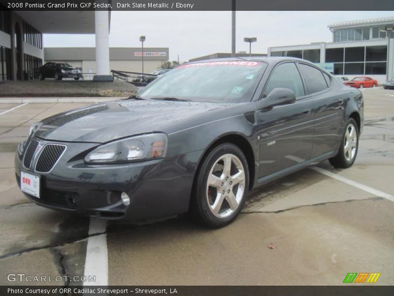 Dark Slate Metallic / Ebony 2008 Pontiac Grand Prix GXP Sedan