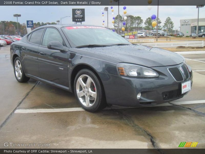 Dark Slate Metallic / Ebony 2008 Pontiac Grand Prix GXP Sedan