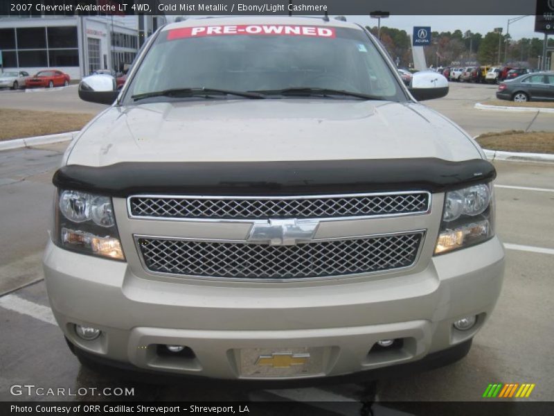 Gold Mist Metallic / Ebony/Light Cashmere 2007 Chevrolet Avalanche LT 4WD