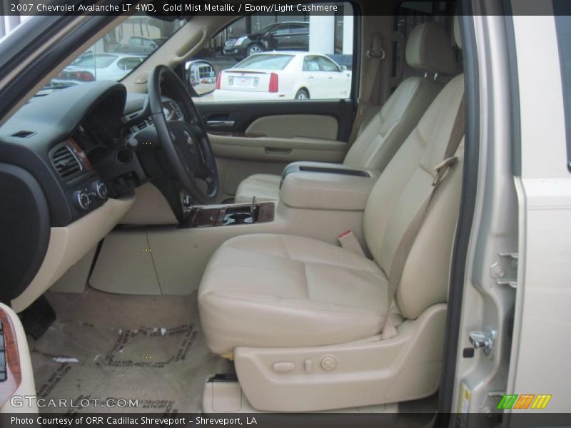 Gold Mist Metallic / Ebony/Light Cashmere 2007 Chevrolet Avalanche LT 4WD
