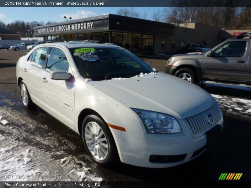 White Suede / Camel 2008 Mercury Milan V6 Premier