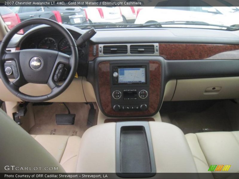 Gold Mist Metallic / Ebony/Light Cashmere 2007 Chevrolet Avalanche LT 4WD