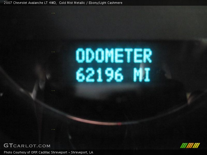 Gold Mist Metallic / Ebony/Light Cashmere 2007 Chevrolet Avalanche LT 4WD