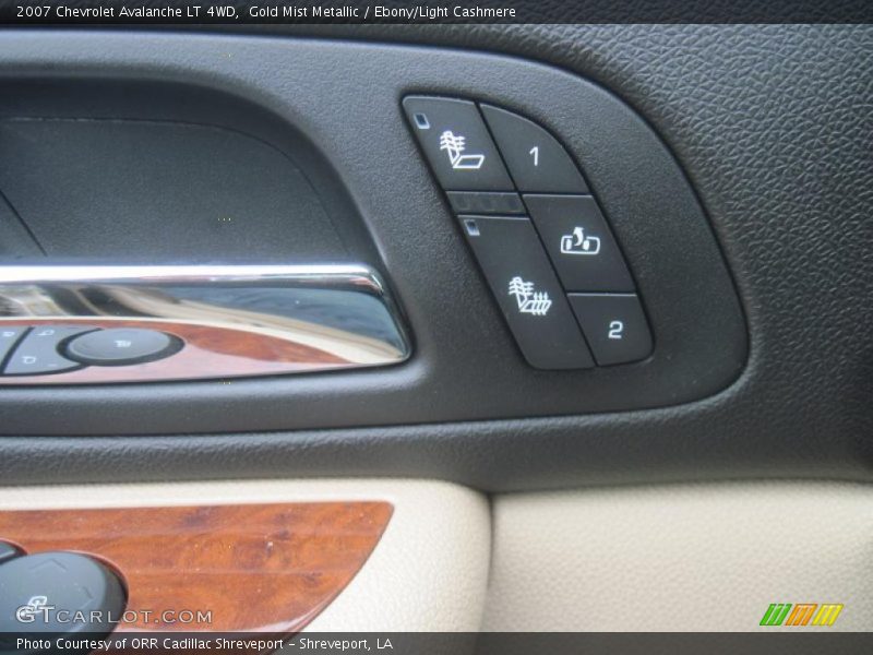 Gold Mist Metallic / Ebony/Light Cashmere 2007 Chevrolet Avalanche LT 4WD