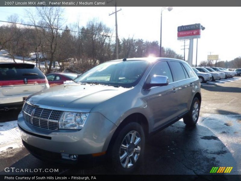 Pewter Metallic / Medium Camel 2007 Lincoln MKX AWD
