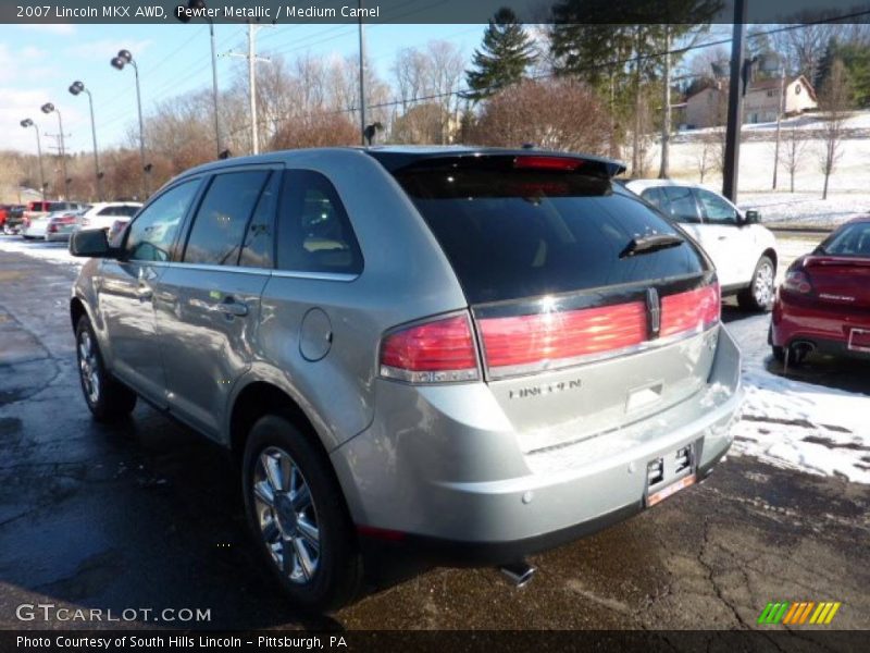Pewter Metallic / Medium Camel 2007 Lincoln MKX AWD