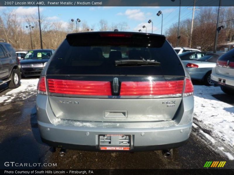 Pewter Metallic / Medium Camel 2007 Lincoln MKX AWD