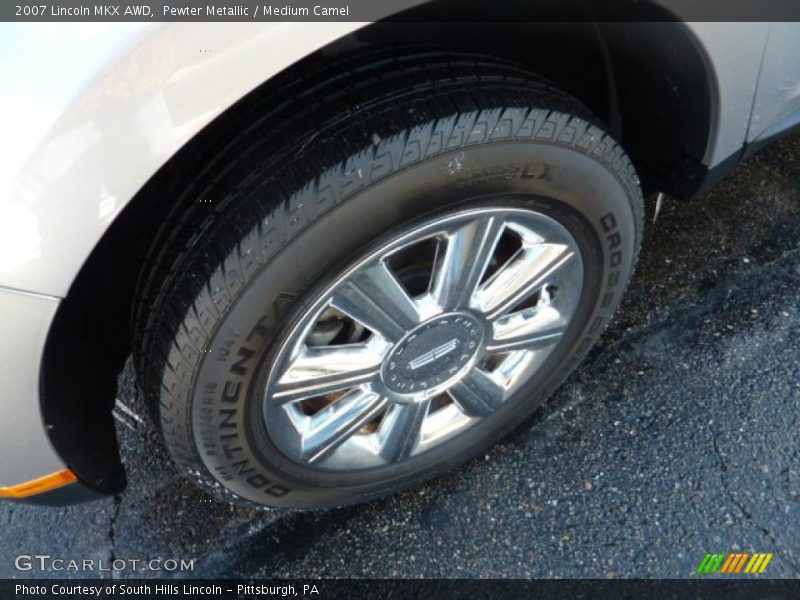 Pewter Metallic / Medium Camel 2007 Lincoln MKX AWD