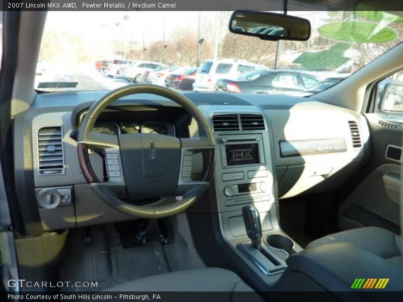 Pewter Metallic / Medium Camel 2007 Lincoln MKX AWD