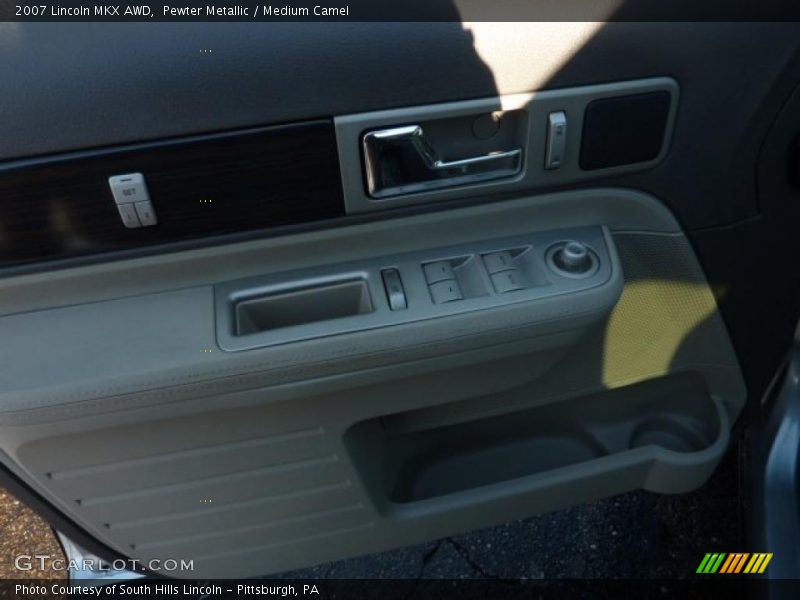 Pewter Metallic / Medium Camel 2007 Lincoln MKX AWD
