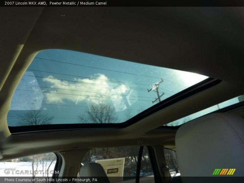 Pewter Metallic / Medium Camel 2007 Lincoln MKX AWD