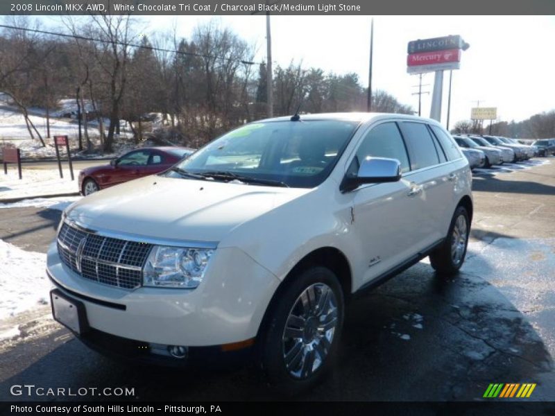 White Chocolate Tri Coat / Charcoal Black/Medium Light Stone 2008 Lincoln MKX AWD