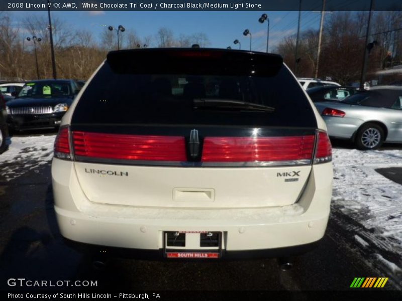 White Chocolate Tri Coat / Charcoal Black/Medium Light Stone 2008 Lincoln MKX AWD