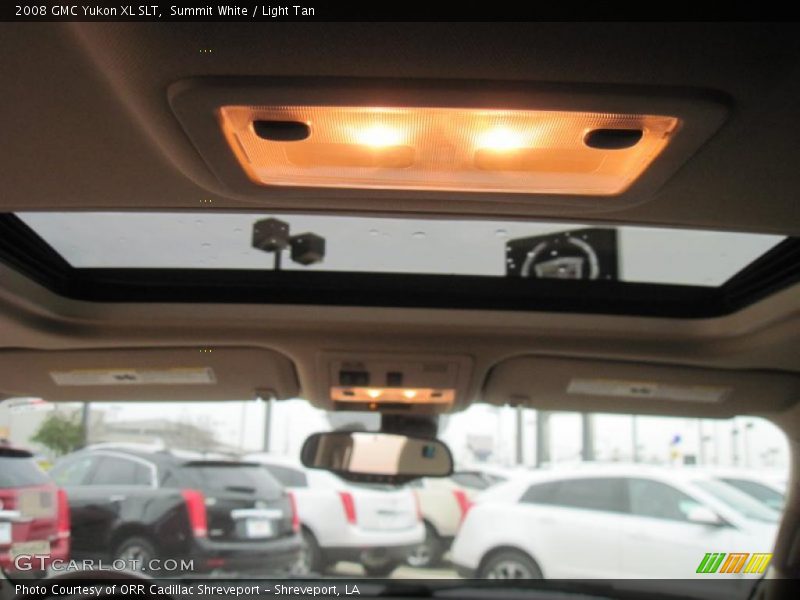 Summit White / Light Tan 2008 GMC Yukon XL SLT
