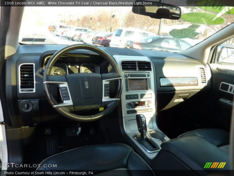 White Chocolate Tri Coat / Charcoal Black/Medium Light Stone 2008 Lincoln MKX AWD
