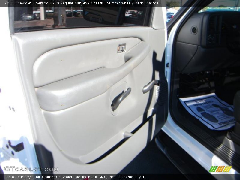 Summit White / Dark Charcoal 2003 Chevrolet Silverado 3500 Regular Cab 4x4 Chassis