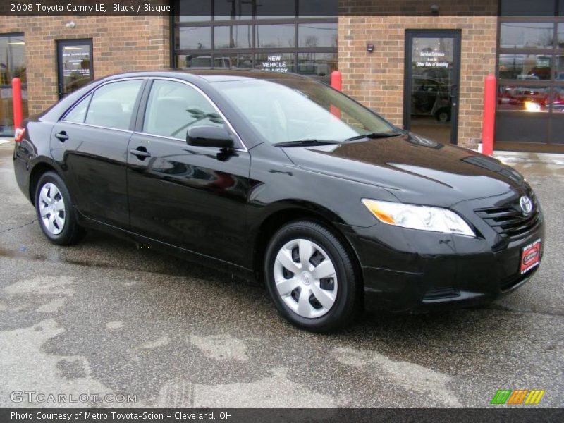 Black / Bisque 2008 Toyota Camry LE