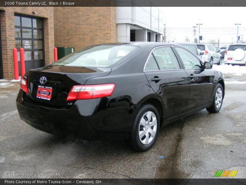 Black / Bisque 2008 Toyota Camry LE