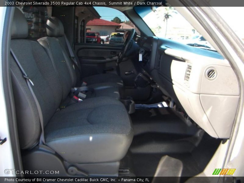 Summit White / Dark Charcoal 2003 Chevrolet Silverado 3500 Regular Cab 4x4 Chassis