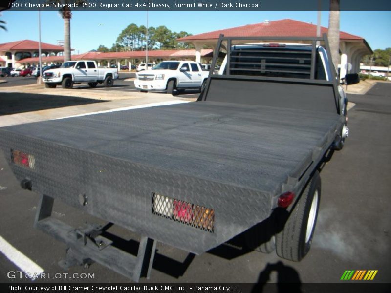 Summit White / Dark Charcoal 2003 Chevrolet Silverado 3500 Regular Cab 4x4 Chassis