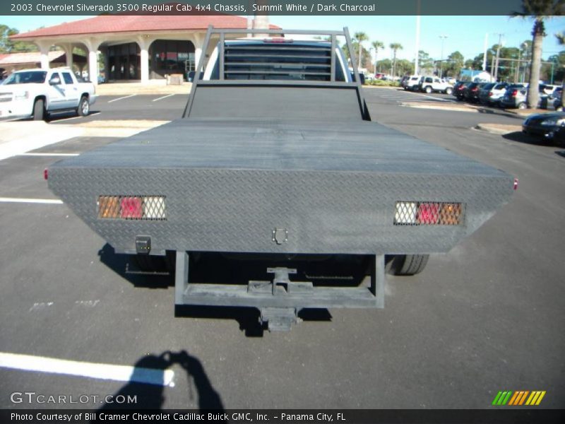 Summit White / Dark Charcoal 2003 Chevrolet Silverado 3500 Regular Cab 4x4 Chassis