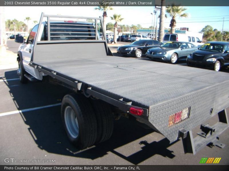 Summit White / Dark Charcoal 2003 Chevrolet Silverado 3500 Regular Cab 4x4 Chassis