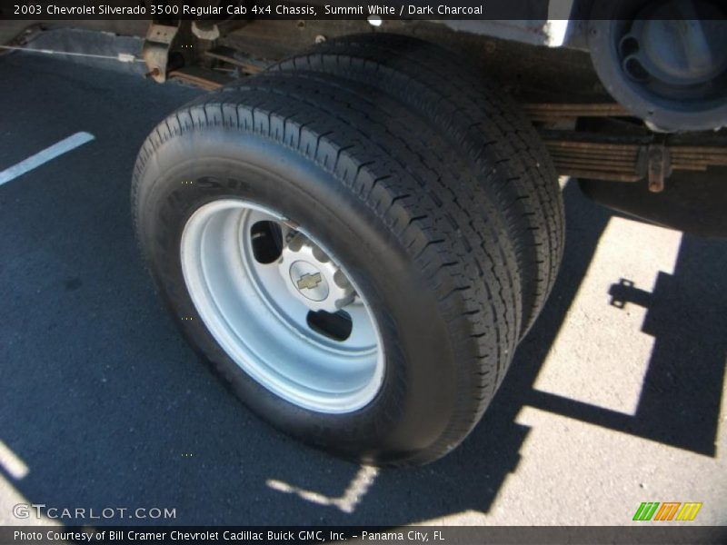 Summit White / Dark Charcoal 2003 Chevrolet Silverado 3500 Regular Cab 4x4 Chassis