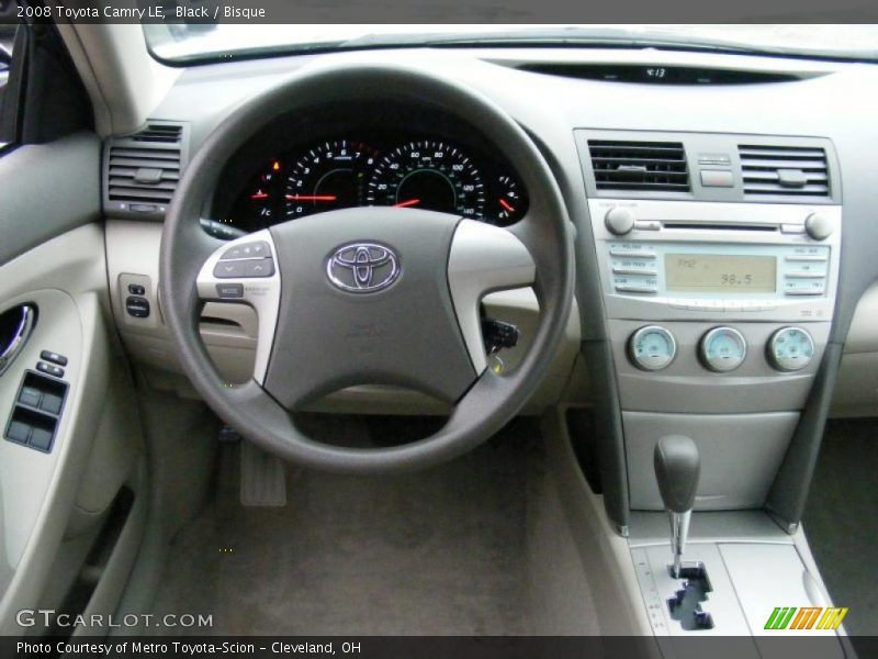 Black / Bisque 2008 Toyota Camry LE