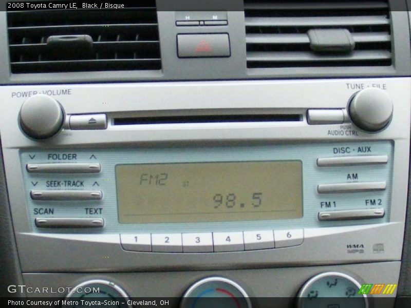 Black / Bisque 2008 Toyota Camry LE