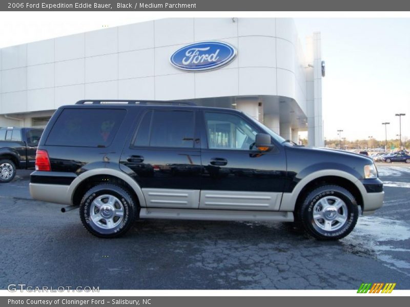 Black / Medium Parchment 2006 Ford Expedition Eddie Bauer
