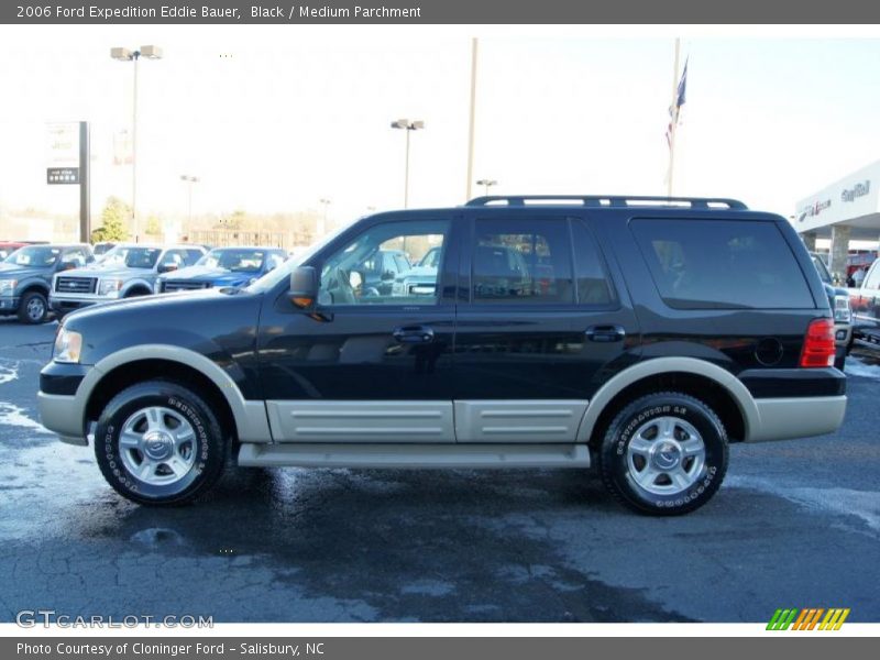 Black / Medium Parchment 2006 Ford Expedition Eddie Bauer
