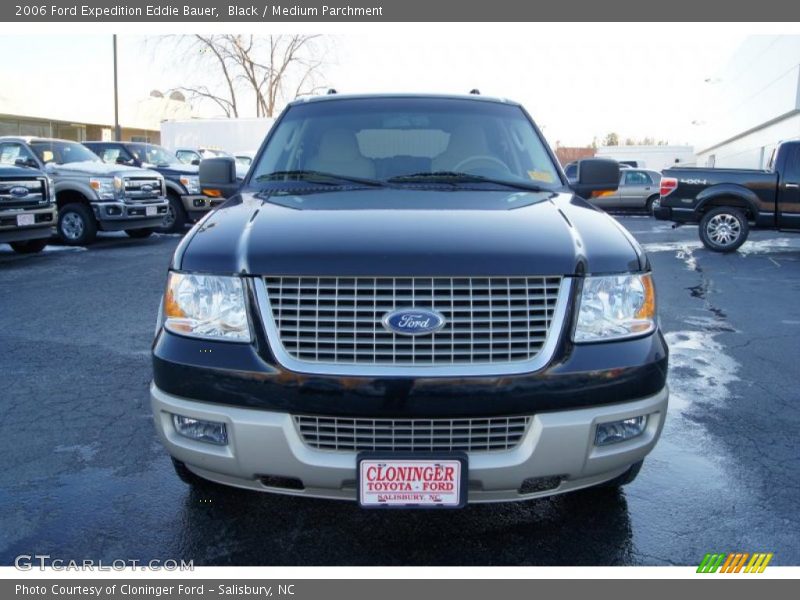 Black / Medium Parchment 2006 Ford Expedition Eddie Bauer