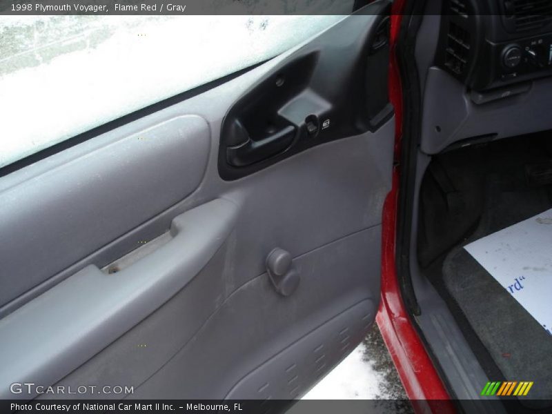 Flame Red / Gray 1998 Plymouth Voyager