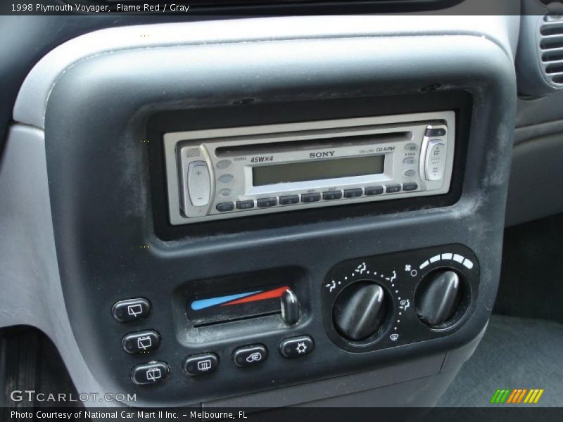 Flame Red / Gray 1998 Plymouth Voyager