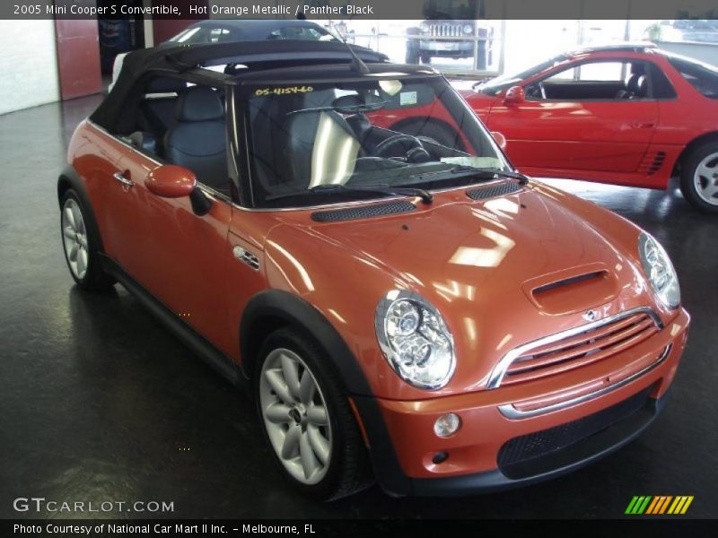  2005 Cooper S Convertible Hot Orange Metallic