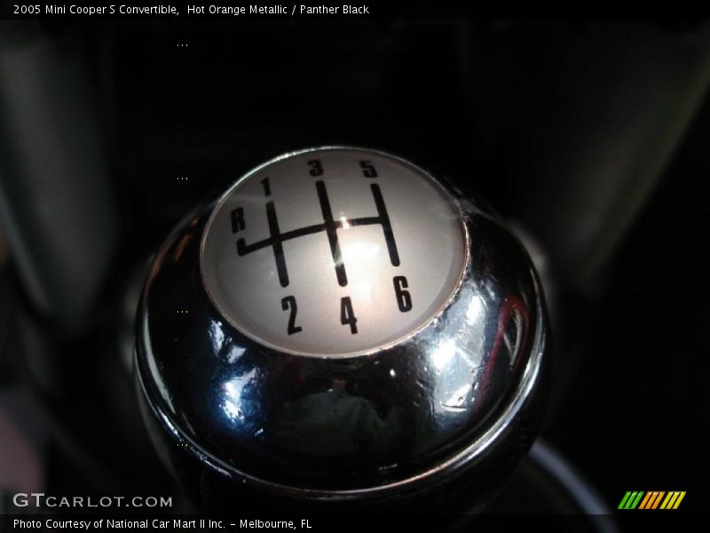 Hot Orange Metallic / Panther Black 2005 Mini Cooper S Convertible