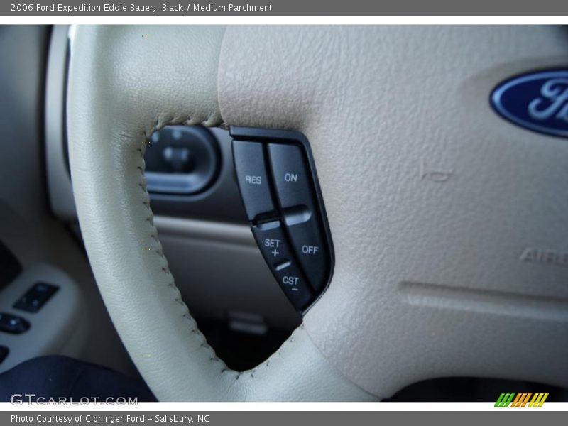 Black / Medium Parchment 2006 Ford Expedition Eddie Bauer
