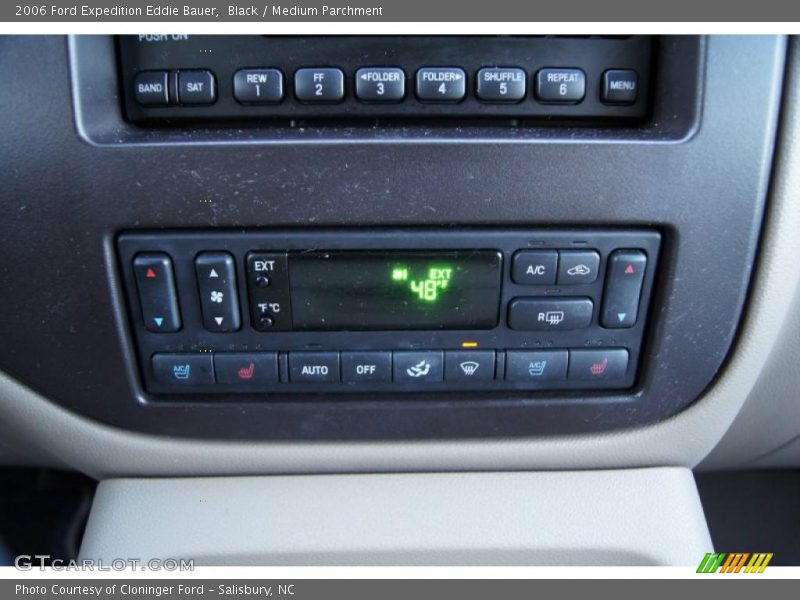 Black / Medium Parchment 2006 Ford Expedition Eddie Bauer
