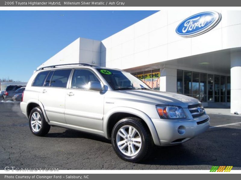 Millenium Silver Metallic / Ash Gray 2006 Toyota Highlander Hybrid