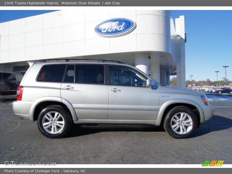 Millenium Silver Metallic / Ash Gray 2006 Toyota Highlander Hybrid