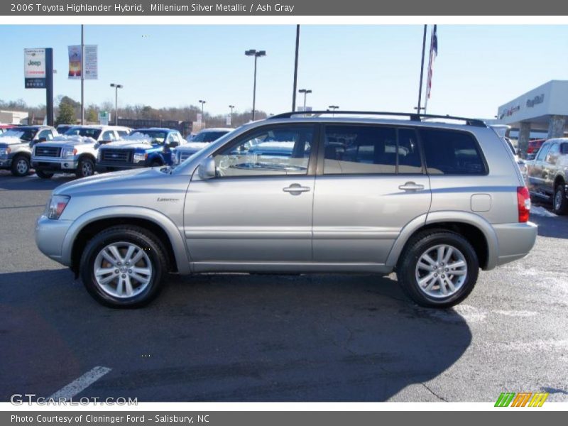 Millenium Silver Metallic / Ash Gray 2006 Toyota Highlander Hybrid