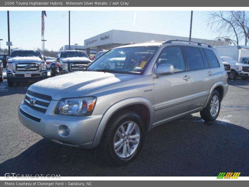 Millenium Silver Metallic / Ash Gray 2006 Toyota Highlander Hybrid