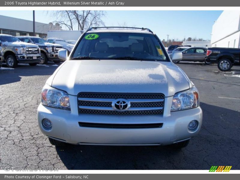 Millenium Silver Metallic / Ash Gray 2006 Toyota Highlander Hybrid