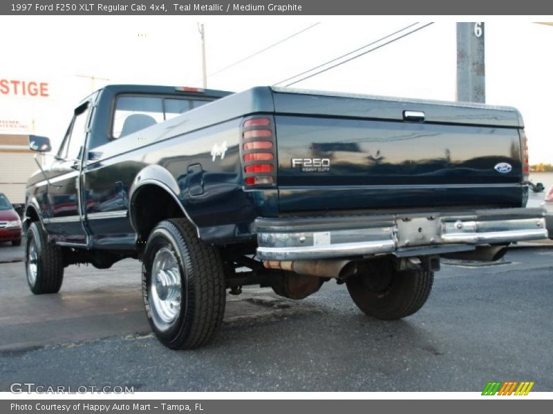Teal Metallic / Medium Graphite 1997 Ford F250 XLT Regular Cab 4x4