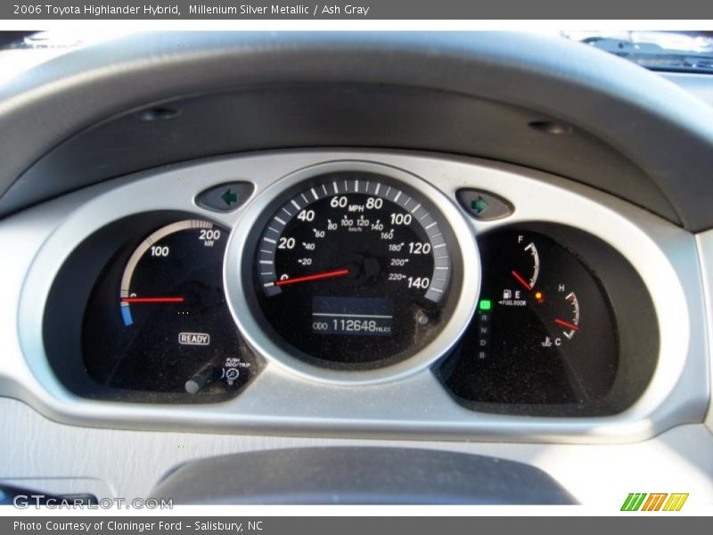 Millenium Silver Metallic / Ash Gray 2006 Toyota Highlander Hybrid