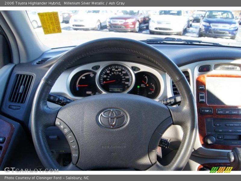 Millenium Silver Metallic / Ash Gray 2006 Toyota Highlander Hybrid